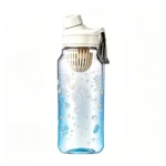Large Capacity EVA Matte Water Jug Straw Lid Cup for Gym Fitness